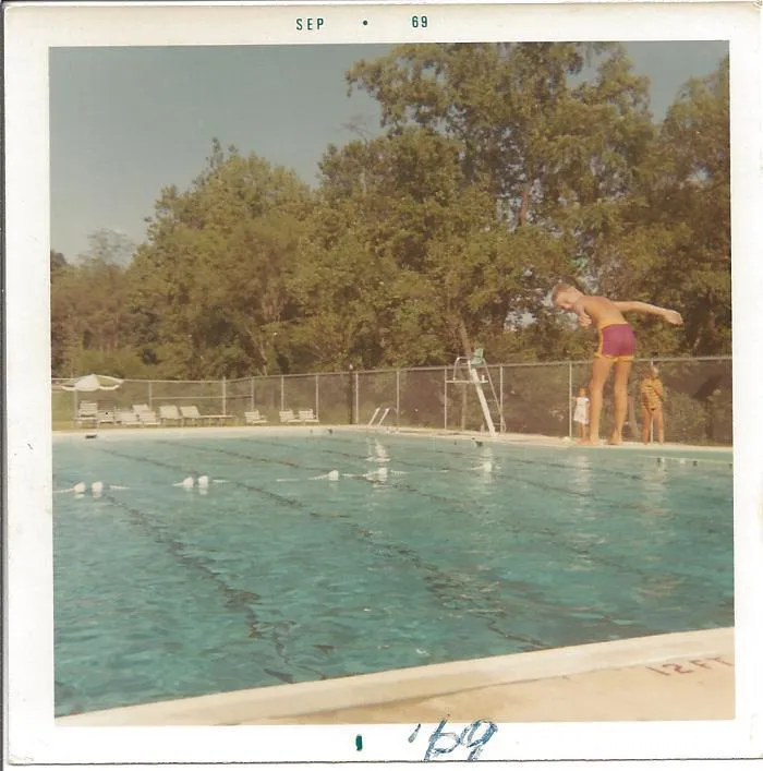 The new Fallsmead pool in 1969